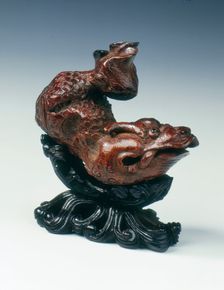Carved bamboo carp, China, 2nd half of the 17th century. Creator: Unknown