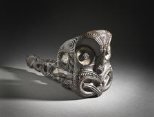 Carved Bar (paepae), c.1800. Creator: Unknown
