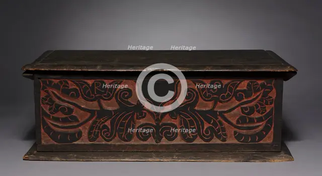 Carved Box, 1680-1700 . Creator: Unknown.