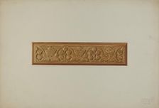 Carved Furniture Detail, 1939. Creator: John Sullivan