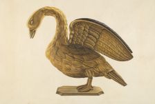 Carved Goose, c. 1937. Creator: Sumner Merrill