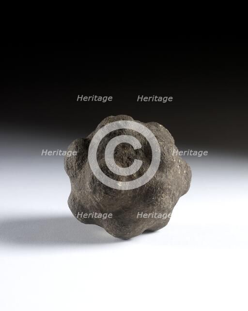 Carved stone ball, Neolithic - Early Bronze Age (Britain), c3000-2500 BC. Artist: Unknown.