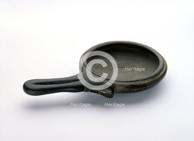 Carved siltstone bowl with gazelle leg handle, Early Dynastic Period (c2950-c2575 BC). Artist: Unknown.