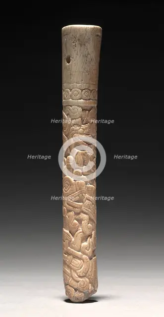 Carved Tube, c. 1200-1519. Creator: Unknown.