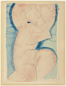Caryatid, c. 1913. Creator: Amadeo Modigliani