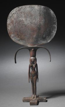Caryatid Mirror, c. 1540-1296 BC. Creator: Unknown