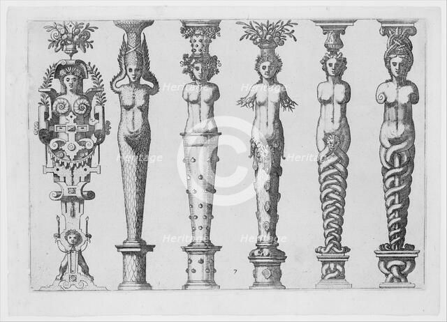 Caryatidum (...) sive Athlantidum Multiformium (...), ca. 1565. Creator: Hans Vredeman de Vries.