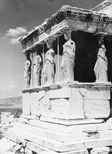 Caryatides, the Erechtheion, Athens, Greece, c1955. Creator: Arthur Charles Kirby Ware