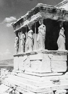 Caryatides, the Erechtheion, Athens, Greece, c1955. Creator: Arthur Charles Kirby Ware