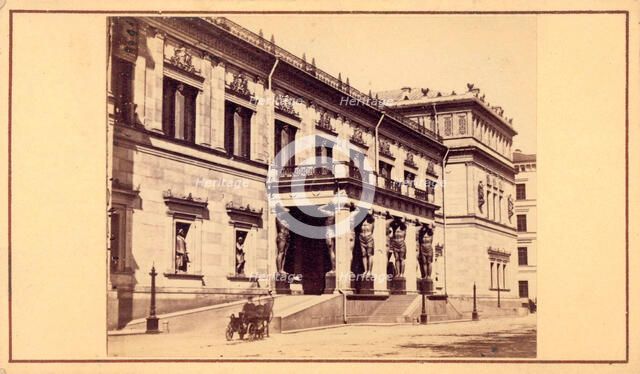 Caryatids, Hermitage Museum, mid-19th century. Creator: Alfred Lorens.
