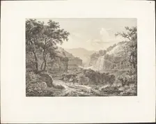 Cascatella di Tivoli, seconda veduta, 1792. Creator: Albert Christoph Dies