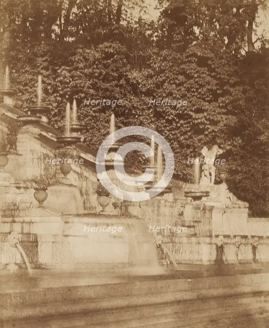 Cascade at the Chateau de St. Cloud, c.1854. Creator: Louis-Rémy Robert.
