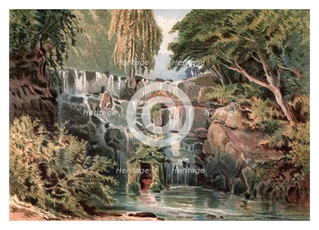 'Cascade at Virginia Water', 1880. Artist: Unknown