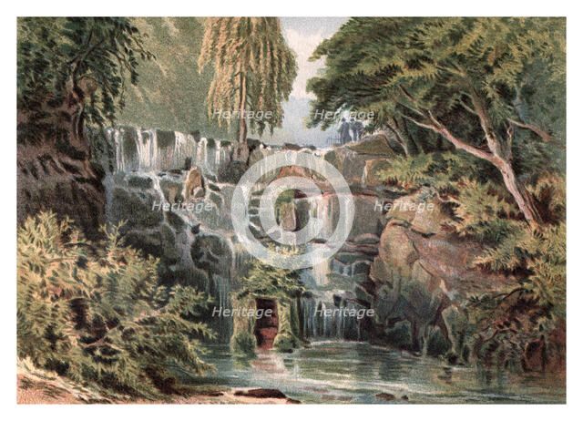 'Cascade at Virginia Water', 1880. Artist: Unknown