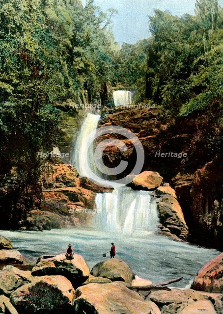 Cascade at Namora, Madagascar, late 19th century. Artist: Unknown