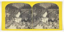 Cascade de Barberine de la Tete Noire. Savoie, 1850/65. Creator: William England
