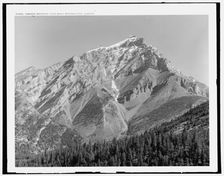 Cascade Mountain from Banff Springs Hotel, Alberta, c1902. Creator: Unknown