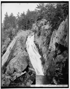 Cascade near Lake Dunmore, Green Mountains, between 1900 and 1906. Creator: Unknown