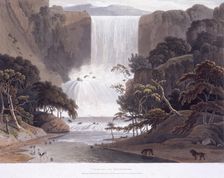 Cascade on Sneuwberg 1804. Creator: Samuel Daniell
