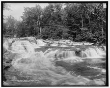 Cascades above Jackson Falls, White Mountains, c1901. Creator: Unknown