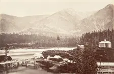 Cascades, Oregon, 1867, printed ca. 1876. Creator: Carleton Emmons Watkins