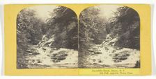 Cascadilla Creek, Ithaca, N.Y. 5th Fall, opposite Water Cure, 1860/65. Creator: J. C. Burritt