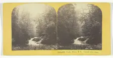Cascadilla Creek, Ithaca, N.Y. Cascade above dam, 1860/65. Creator: J. C. Burritt