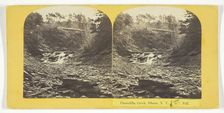 Cascadilla Creek, Ithaca, N.Y. 1st Fall, 1860/65. Creator: J. C. Burritt