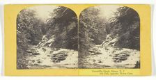 Cascadilla Creek, Ithaca, N.Y. 5th Fall, opposite Water Cure, 1860/65. Creator: J. C. Burritt