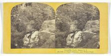 Cascadilla Creek, Ithaca, N.Y. 6th Fall, or Giant's Staircase, near Willow Pond, 1860/65. Creator: J. C. Burritt