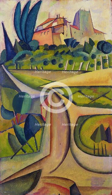 Casa de Manhufe, c1913. Creator: Souza-Cardoso; Amadeo de (1887-1918).