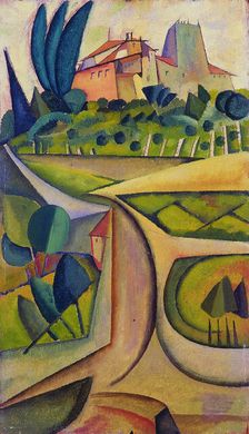 Casa de Manhufe, c1913. Creator: Souza-Cardoso; Amadeo de (1887-1918)