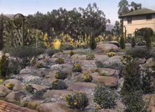 "Casa de Mariposa," Walter Franklin Cobb house, Butterfly Lane, Montecito, California, 1917. Creator: Frances Benjamin Johnston