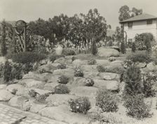 "Casa de Mariposa," Walter Franklin Cobb house, Butterfly Lane, Montecito, California, 1917. Creator: Frances Benjamin Johnston