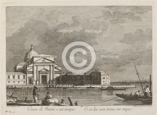 Casa de' Numi, c. 1760. Creator: Joseph Wagner.