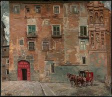 Casa del obispo de Tarazona, Early 1930s. Creator: Zuloaga y Zabaleto, Ignacio (1870-1945)