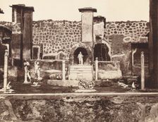 Casa di Marco Lucrezio, Pompei (House of Marco Lucrezio, Pompeii), c.1870. Creator: Giorgio Sommer