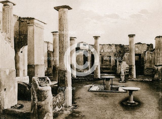 Casa di Marco Olconio, Pompeii, Italy, c1900s. Creator: Unknown.