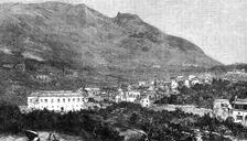Casamicciola and Mount Epomeo, in the Island of Ischia, Bay of Naples, 1881. Creator: Unknown