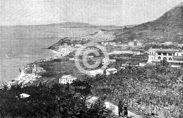 Casamicciola (Isle of Ischia), the scene of the earthquake on the 4th March, 1881. Creator: Unknown.