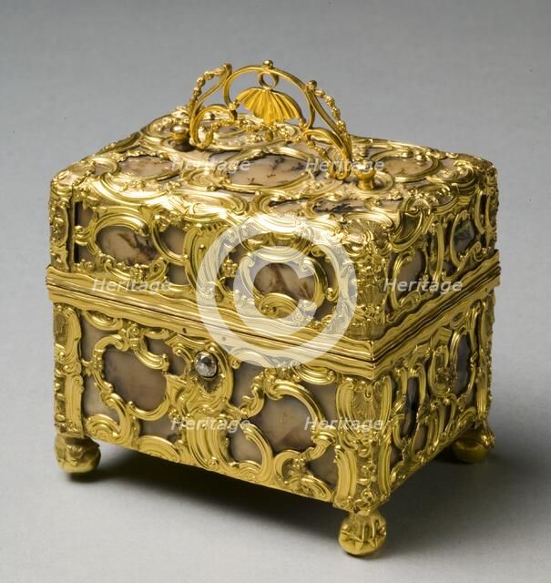 Case with Grooming Implements (Nécessaire), c. 1750. Creator: James Barbot (British), or ; James Cox (British), manner of.