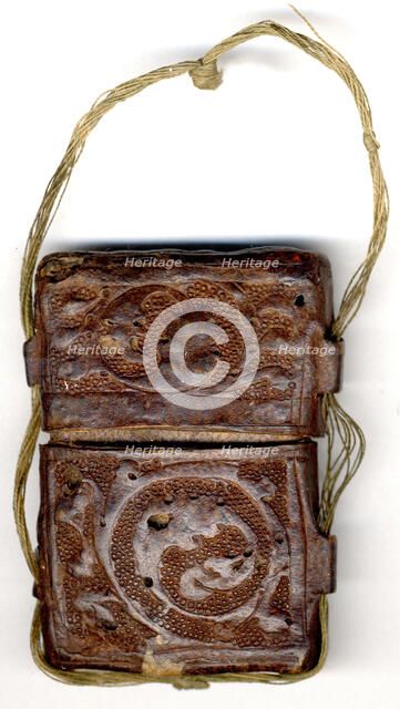 Case for Enamel Diptych, British, 14th century. Creator: Unknown.