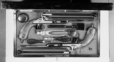 Cased Pair of Percussion Pistols, French, Paris, ca. 1850. Creator: Louis-Julien Gastinne-Renette