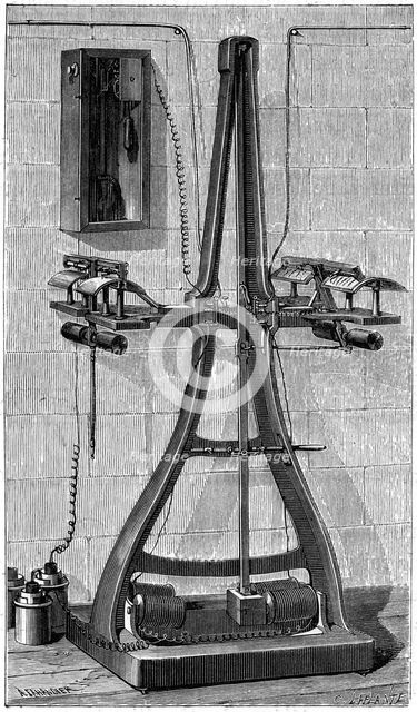 Caselli's pantelegraph, 1874 Creator: Unknown.