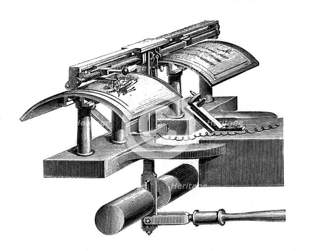Caselli's pantelegraph, 1874 Creator: Unknown.