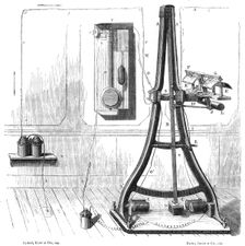 Caselli's pantelegraph of 1865, (c1870). Creator: Anon