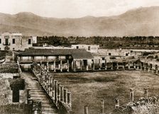 Caserma dei glagiatori, Pompeii, Italy, c1900s. Creator: Unknown