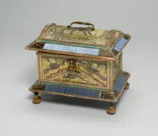 Casket, Nevers, Late 17th century. Creator: Verres de Nevers