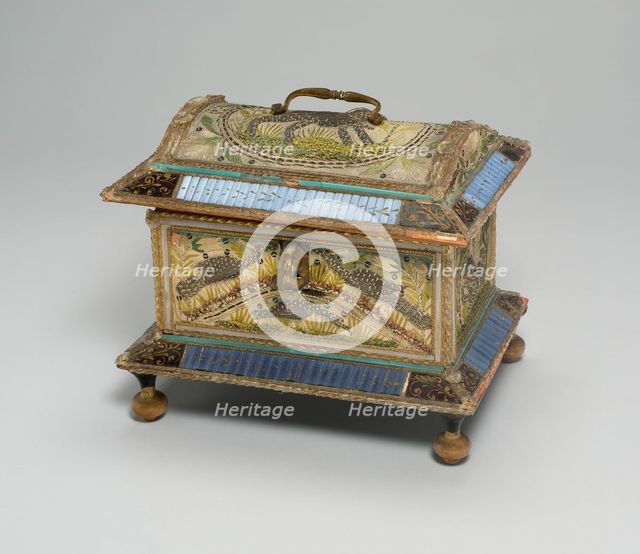 Casket, Nevers, Late 17th century. Creator: Verres de Nevers.