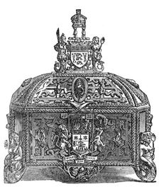 Casket of Address Presented by the Fishmongers Company to Sir Moses Montefiore, 1874. Creator: Unknown